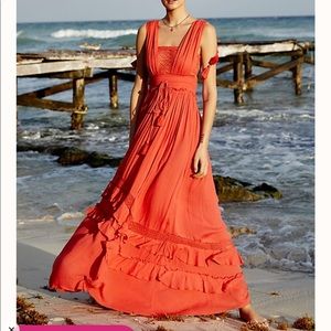 Free people maxi dress- Santa Maria size M